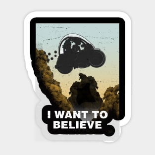 I want to believe v2 Sticker